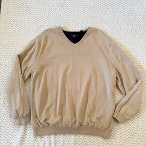 Callaway Golf X Series, Sweater Jacket, Lined/Thick Sweatshirt Sz XL, Beige